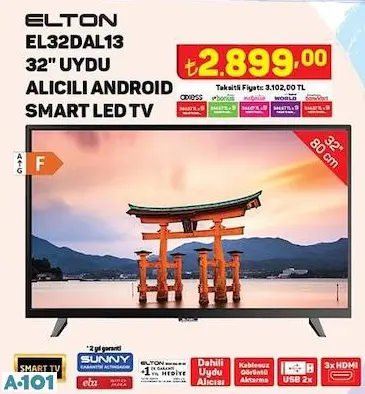 ELTON 32 UYDU ALICILI ANDROİD SMART LED TV